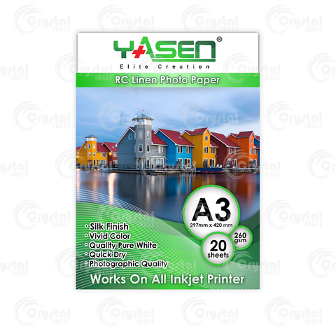 Yasen RC Linen Photopaper