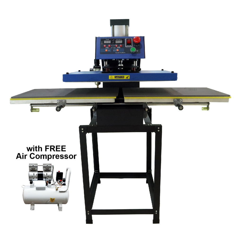 Dual heat online press machine