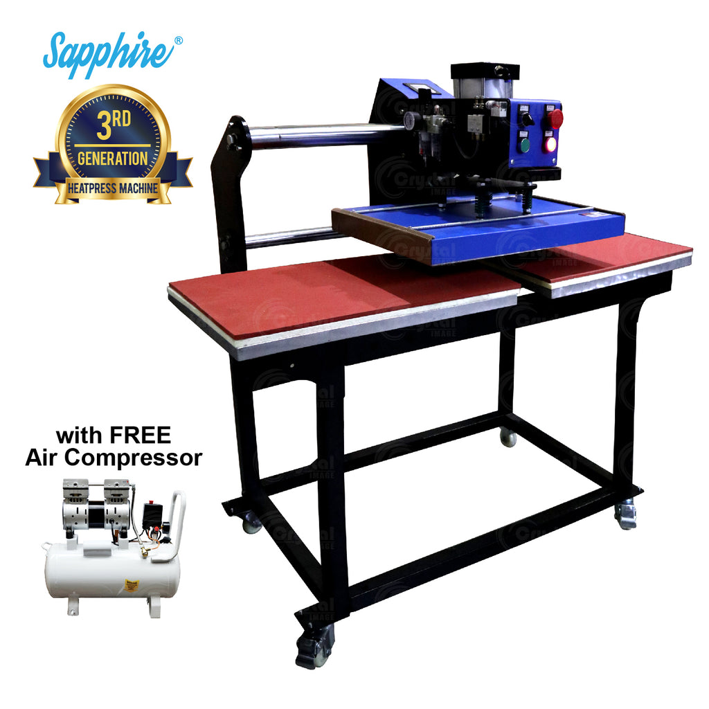 Sapphire Precision Dual Air Heat Press Machine