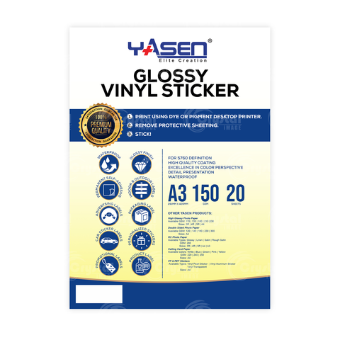 Yasen Glossy Vinyl Sticker