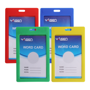 Yasen Plastic ID Card Holder Candy Color