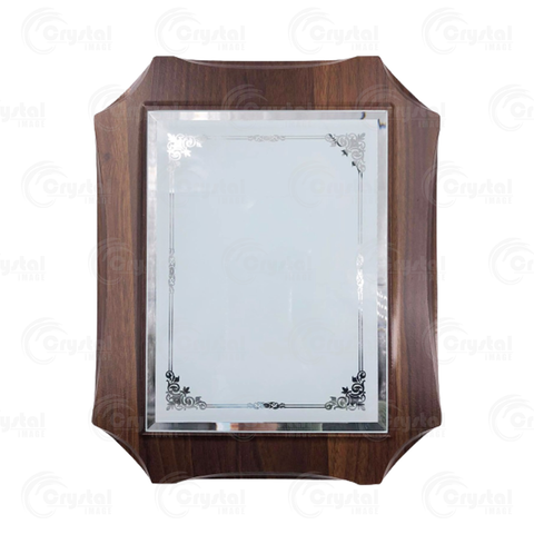 Crystal Plaque with Frame