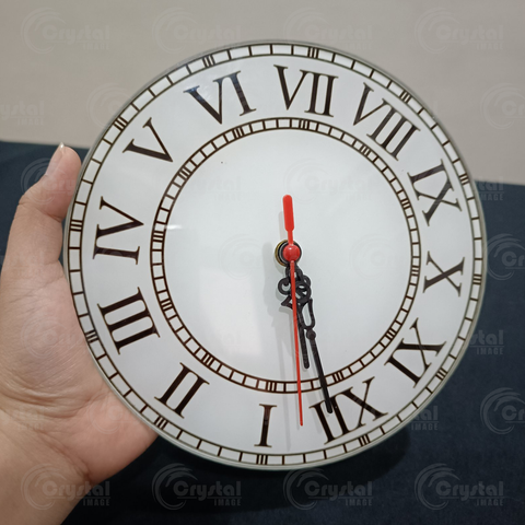 Sublimation Glass Clock Customizable