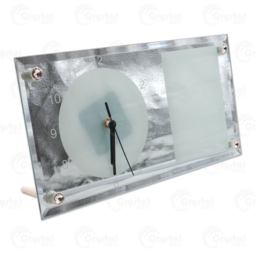 Sublimation Glass Clock Customizable