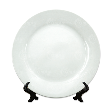 White Plate with Stand