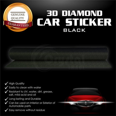 3D Vinyl Diamond Car Sticker - Crystal Image Paper Marketing Corp