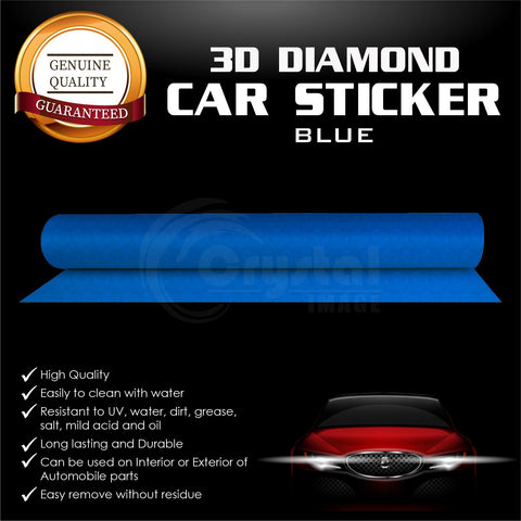 3D Vinyl Diamond Car Sticker - Crystal Image Paper Marketing Corp