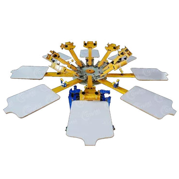 6 Station Silk Screen Machine - Crystal Image Paper Marketing Corp