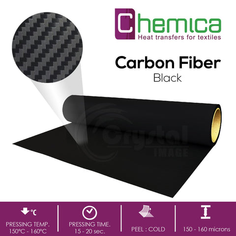 Chemica Heat Transfer Vinyl - Carbon Fiber - Crystal Image Paper Marketing Corp