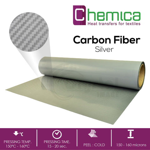 Chemica Heat Transfer Vinyl - Carbon Fiber - Crystal Image Paper Marketing Corp