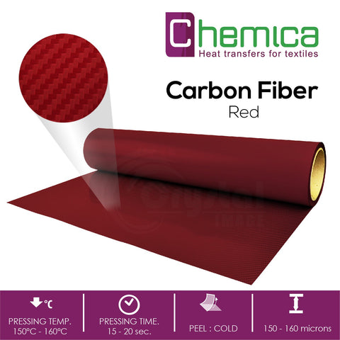 Chemica Heat Transfer Vinyl - Carbon Fiber - Crystal Image Paper Marketing Corp
