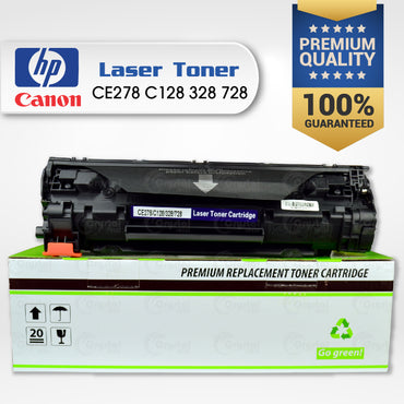 Laser Toner: HP/Canon CE278/C128/328/728