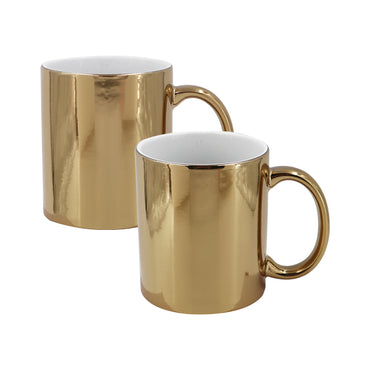 Uncoated Metallic Mug