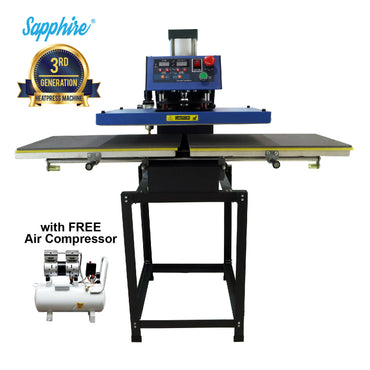 Sapphire® Dual Air Heat Press Machine