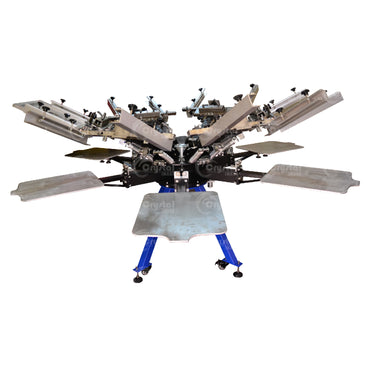 Sapphire HD Accuracy 6 Station Silk Screen Machine