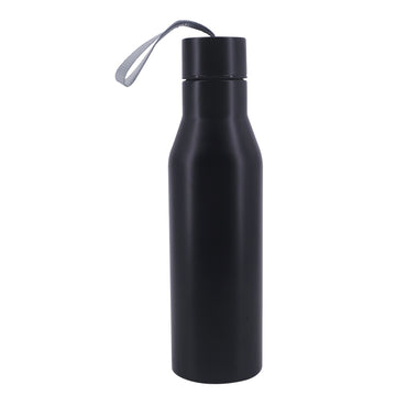 Uncoated Stainless Thermos Bottle with Rope