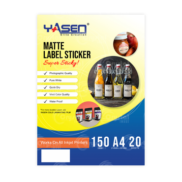 Yasen Label Sticker Matte