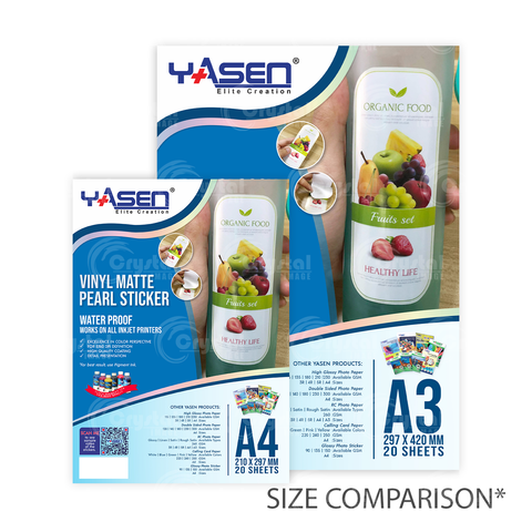 Yasen  Vinyl Pearl Sticker