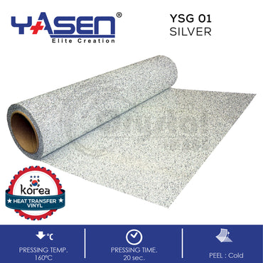 Yasen Korea Heat Transfer Vinyl - YSG (Glitter)