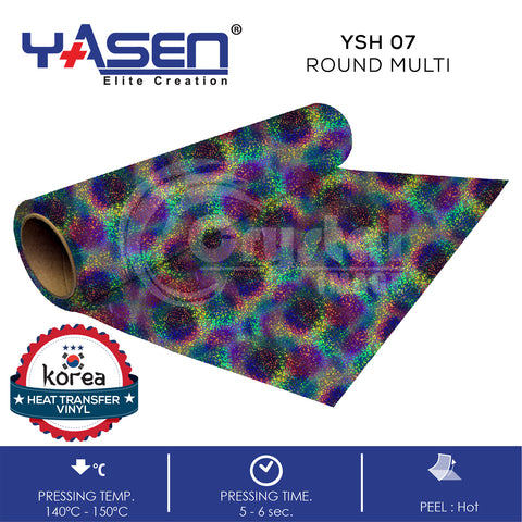Yasen Korea Heat Transfer Vinyl - YSH (Hologram)