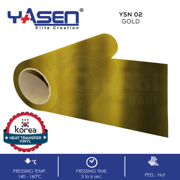 Yasen Korea Heat Transfer Vinyl YSN (Soft Metallic)