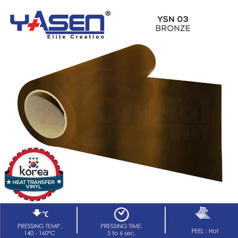 Yasen Korea Heat Transfer Vinyl YSN (Soft Metallic)