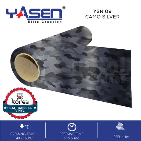 Yasen Korea Heat Transfer Vinyl YSN (Soft Metallic)