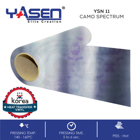 Yasen Korea Heat Transfer Vinyl YSN (Soft Metallic)